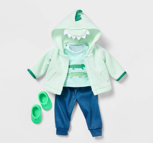 lot 10172 image: 14 inch Dinosaur Outfit for Baby Doll - Retail $8
