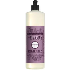 lot 14722 image: Mrs. Meyers Clean Day Elderberry Dish Soap - Limited Edition - Retail $5