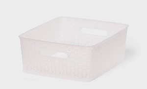 lot 14751 image: Y-Weave Medium Storage Basket - Retail $6