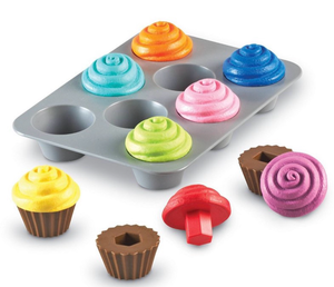 lot 14782 image: Learning Resources Shape Sorting Cupcakes - Retail $28