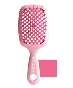 lot 14791 image: Pink Detangling Hair Brush with Flexible Bristles - Retail $18