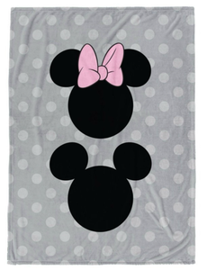lot 14796 image: Disney Minnie Mouse Fleece Throw Blanket - Retail $25