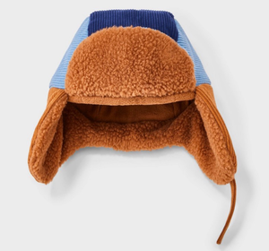 lot 14798 image: Navy and Light Blue Corduroy Bucket Hat - Retail $15