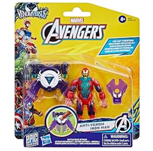 lot 14831 image: Marvel Avengers VenomVersus Anti-Venom Iron Man Action Figure - Retail $12