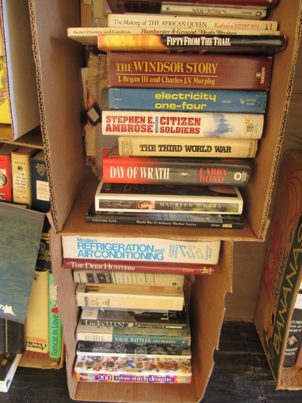 lot 294 image: 2 boxes of hardback books