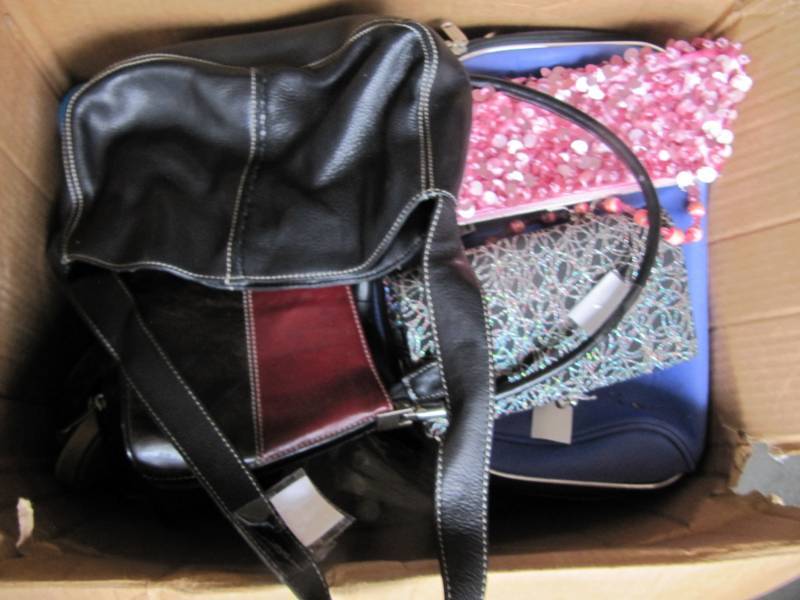 lot 353 image: Big box of purses and shoes