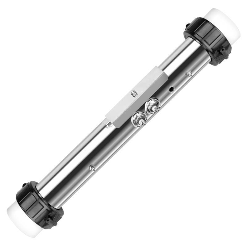 lot 7632 image: FATCANMA Spa Hot Tub Heater Assembly with 4.0KW 240V Hot Tub Heater Element, fit for 15 x 2 Stainless Steels Flow-Thru Heater Housing B24055R Compatible with Sundance  B24055Q