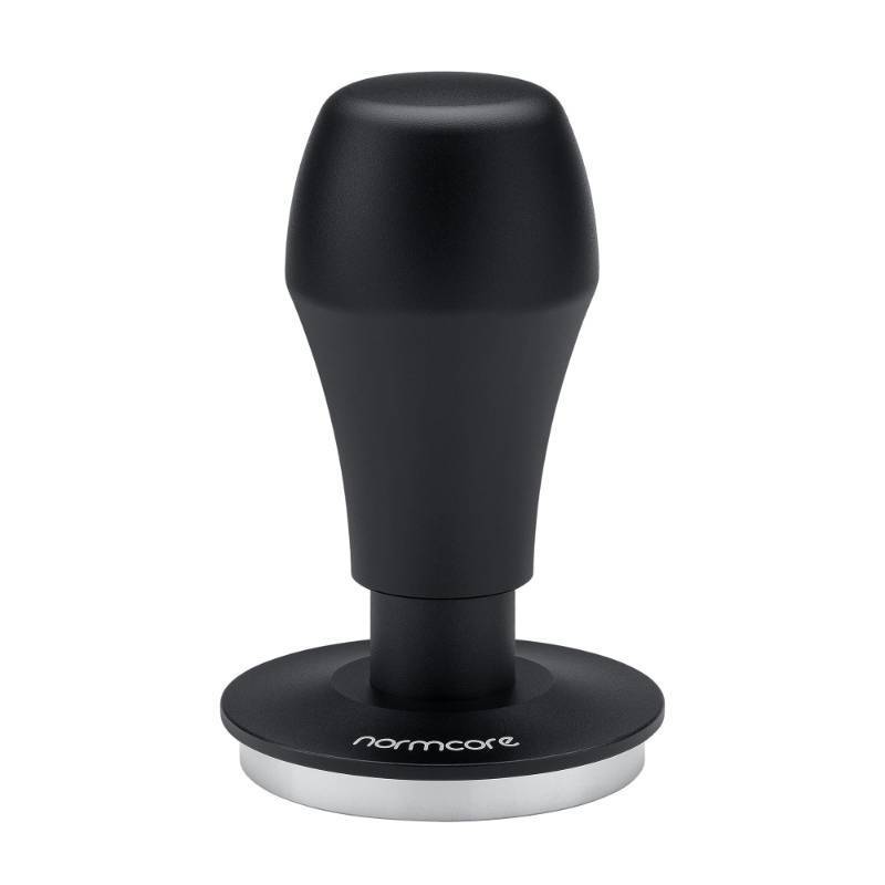 lot 8913 image: Normcore 57mm Coffee Tamper V4.1 with Click Sound Feedback, Spring Loaded Tamper With Stainless Steel Flat Base, Compatible with Lelit Anna Portafilter, Black