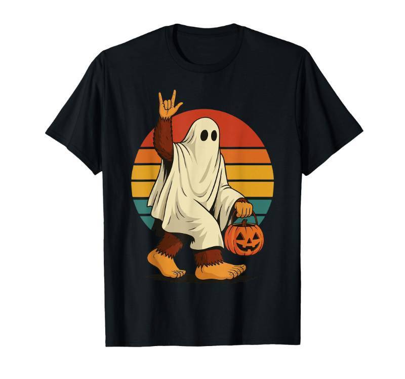 lot 1741 image: Bigfoot Halloween Ghost T-Shirt 2XL