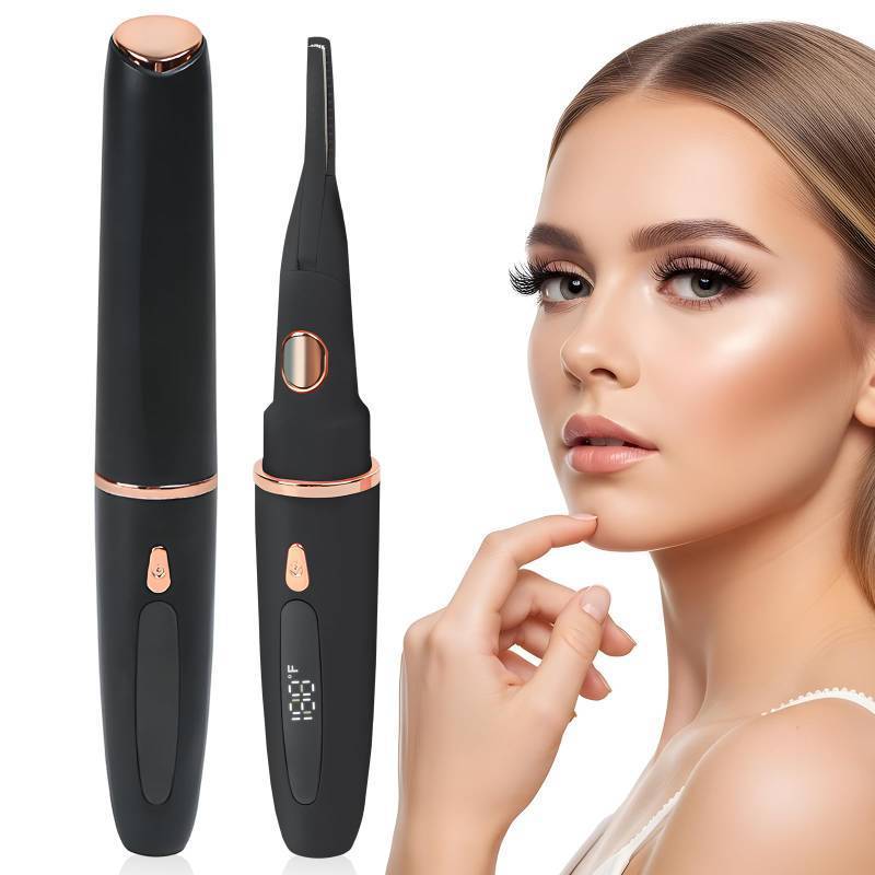 lot 2448 image: USB-Rechargeable Heated Eyelash Curler with LED Display