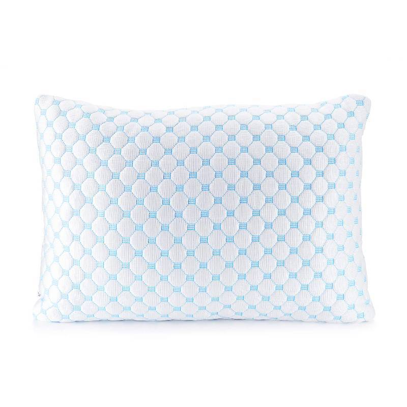 lot 2559 image: Clara Clark Cooling Pillows for Sleeping - Memory Foam Pillows - Luxury Gel Pillow with Reversible Cover Cool to Velvety - Breathable Bed Pillows for Side Sleepers - Toddler - 13 x 18
