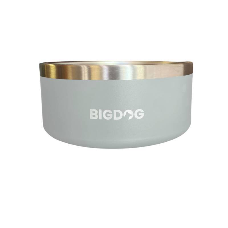 lot 2815 image: Grey Bigdog Dog Bowl