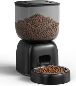 lot 3228 image: Automatic Cat Feeder, 3L Cat Food Dispenser Battery-Operated with 180-Day Battery Life, Timed Pet Feeder for Cats and Dogs, Desiccant Bag, Programmable Portion Control, 10s Voice Recorder