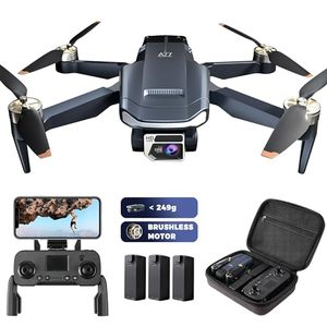 lot 3242 image: 2650 ft Long Range Super Enduring Brushless Motor Drone with 84 Mins Super Long Flight Time, Drone with 4K HD Camera for Beginners, CHUBORY A77 WiFi FPV Quadcopter, Follow Me, Auto Hover, 3 Batteries