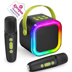 lot 3310 image: IROO Karaoke Machine for Kids, 2026 TOP Toys Birthday Gifts Ideas for Girls Ages 4, 5, 6, 7, 8, 9, 10, 12 Years Old, Portable Mini MP3 Player with 2 Wireless Mics for Party