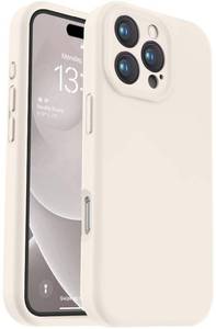 lot 3362 image: Vooii Compatible with iPhone 16 Pro Case, Liquid Silicone Upgrade Camera Protection Soft Anti-Scratch Microfiber Lining Shockproof Phone Case for iPhone 16 Pro 6.3 inch - Stone
