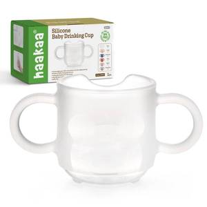 lot 3381 image: haakaa Silicone Toddler Cups, BPA Free Drop-proof Training Cups for Baby 6 Months, 5 Ounce