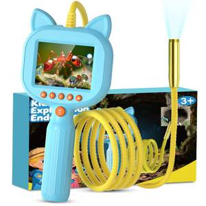 lot 3383 image: Kids Borescope Toy with Light, 1920P HD Endoscope Snake Wildlife Camera with 2.8 LCD, STEM Educational Science Kit for Ages 3-12, Stocking Stuffer & Outdoor Nature Exploration Gifts for Boys & Girls