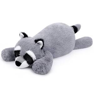 lot 3385 image: Slojkardon Raccoon Plush, 11in Weighted Raccoon Stuffed Animals Small Cute Plush Toys, Realistic Stuffed Raccoons Weighted Plush Doll Toys for Kids, Toddler, Birthday Gift