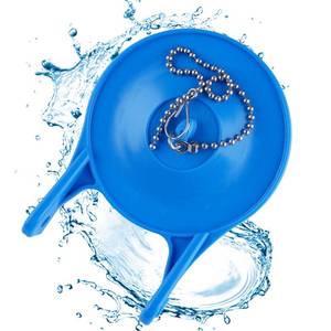 lot 3389 image: G99788 3-Inch Toilet Flapper Replacement Compatible with Gerber Toilet Part 99-788, iFealClear Rubber Toilet Flapper with Stainless Steel Chain, High Performance, Easy to Install, Blue