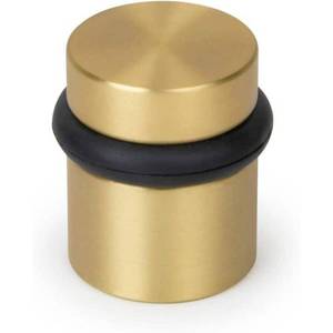 lot 3418 image: Mega Handles Floor Door Stopper- 1.5 Inch - Satin Brass