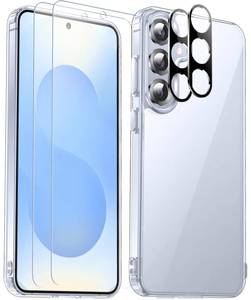 lot 3422 image: SPIDERCASE for Samsung Galaxy S25 Plus Case, 10 FT Military Grade Drop Protection Crystal Clear Not-Yellowing Slim Fit Shockproof Anti-Scratched Rugged Phone Case,Clear