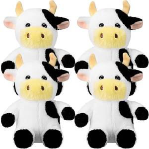 lot 3445 image: Wettarn 2 Pcs Cows Stuffed Animal Bulk 9.8 Cow Plush Toy Dolls Party Birthday Gifts Decor Plush Toy Set for Kids Girls Boys(Cow)