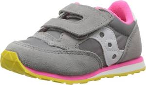 lot 3447 image: Saucony Unisex-child Baby Jazz Hook & Loop , GREYPINK, 5 M