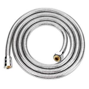 lot 3449 image: OIETON Flexible Stainless Steel Handheld 39 Inches Shower Hose, Brass Connectors, Durable and Flexible