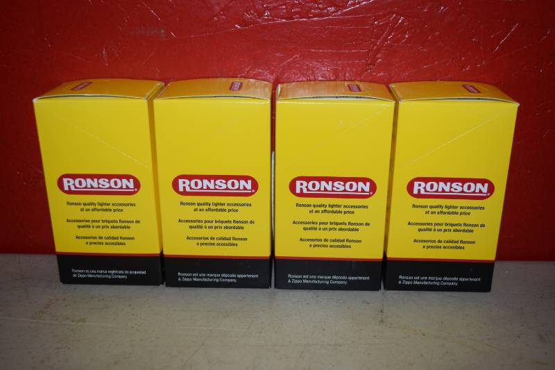 lot 73 image: 4 Boxes of Ronson Flints