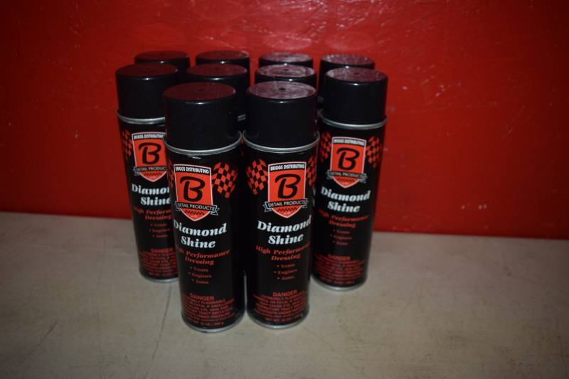 lot 70 image: 10 Cans Briggs Distributing Diamond Shine High Performance Dressing