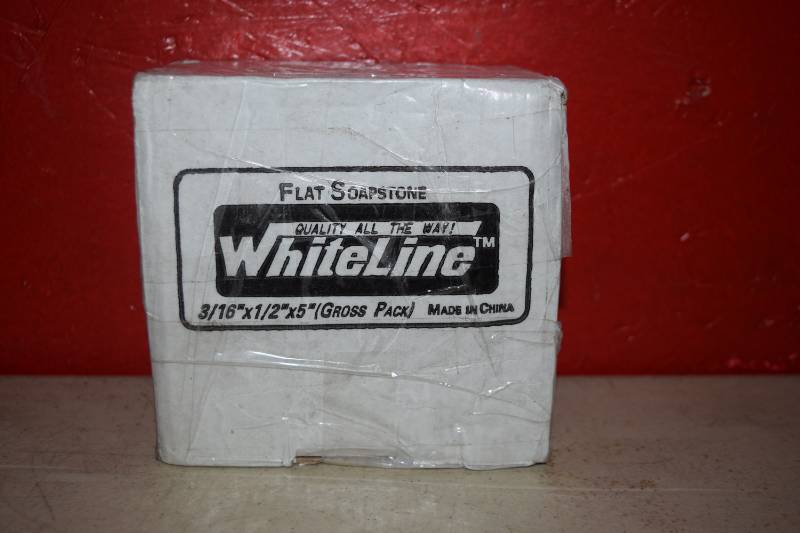 lot 149 image: 144 Piece Box Whiteline Soapstone