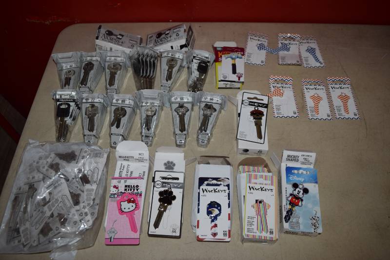 lot 301 image: 198 Key Blanks