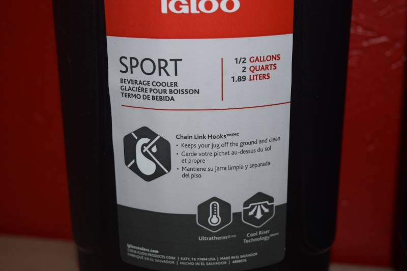 igloo sport beverage cooler 2 gallon