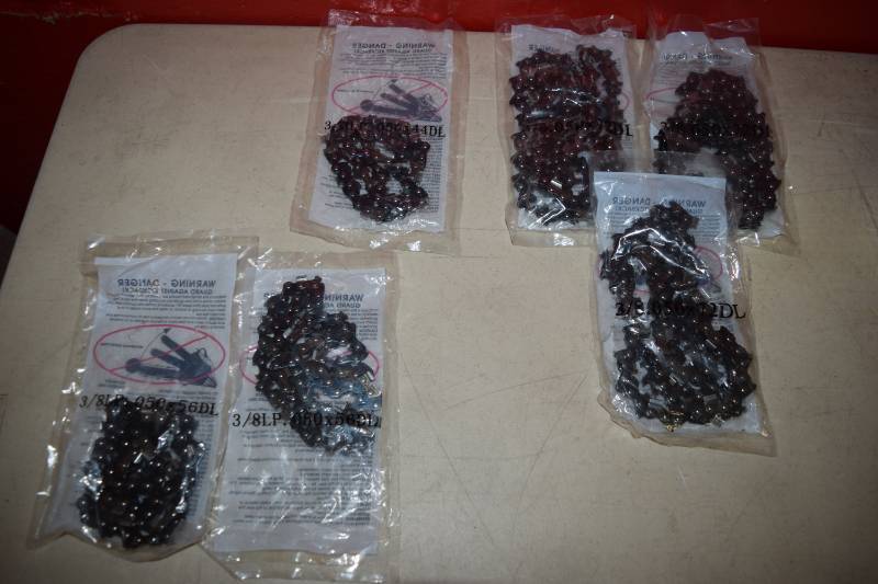 lot 373 image: 6 Chainsaw Chains