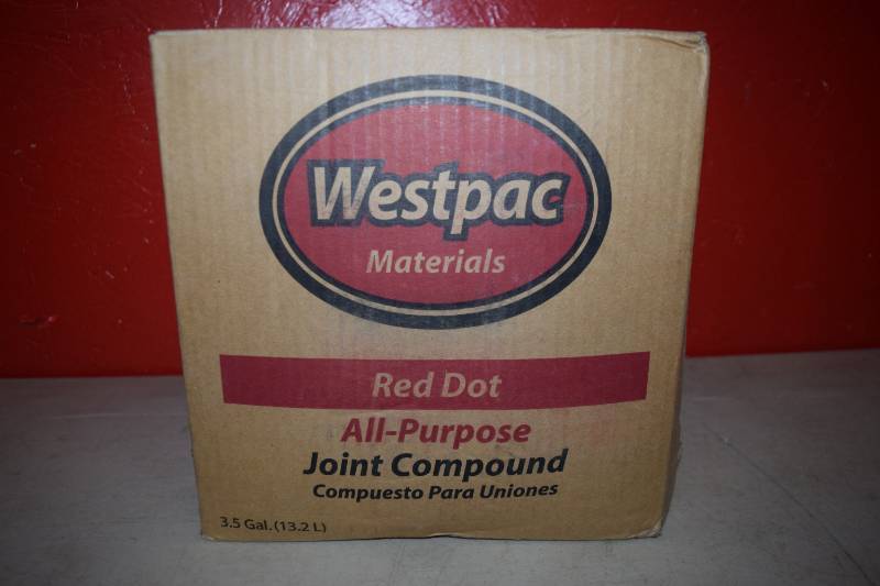 lot 414 image: 3.5 Gallon Box Westpac Red Dot All-Purpose Joint Compound