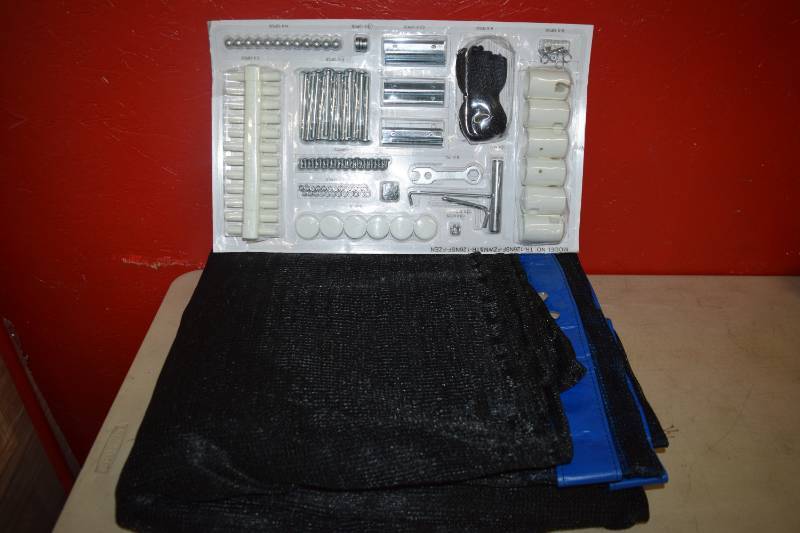 lot 449 image: Enclosure and Hardware for Bounce Pro Steelflex Pro Trampolene