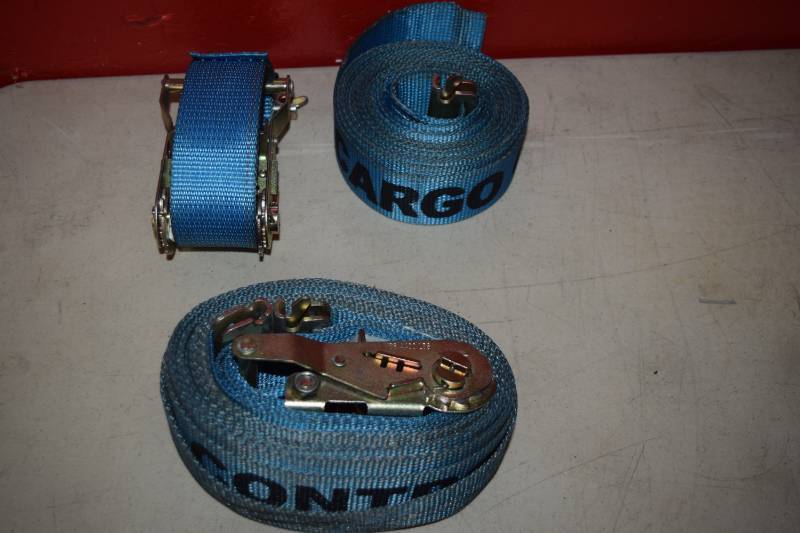 lot 485 image: 2 E-Track Ratchet Straps