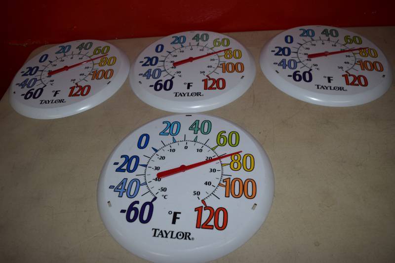 lot 584 image: 4 Taylor Thermometers