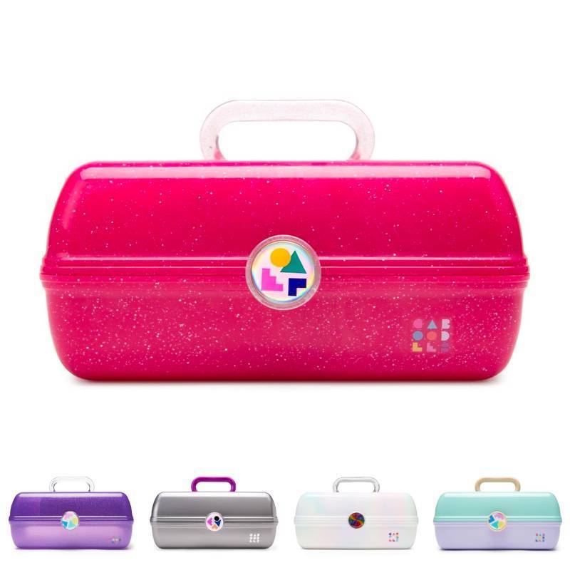 lot 43136 image: Caboodles On-The- Go Girl, Deep Pink Sparkle