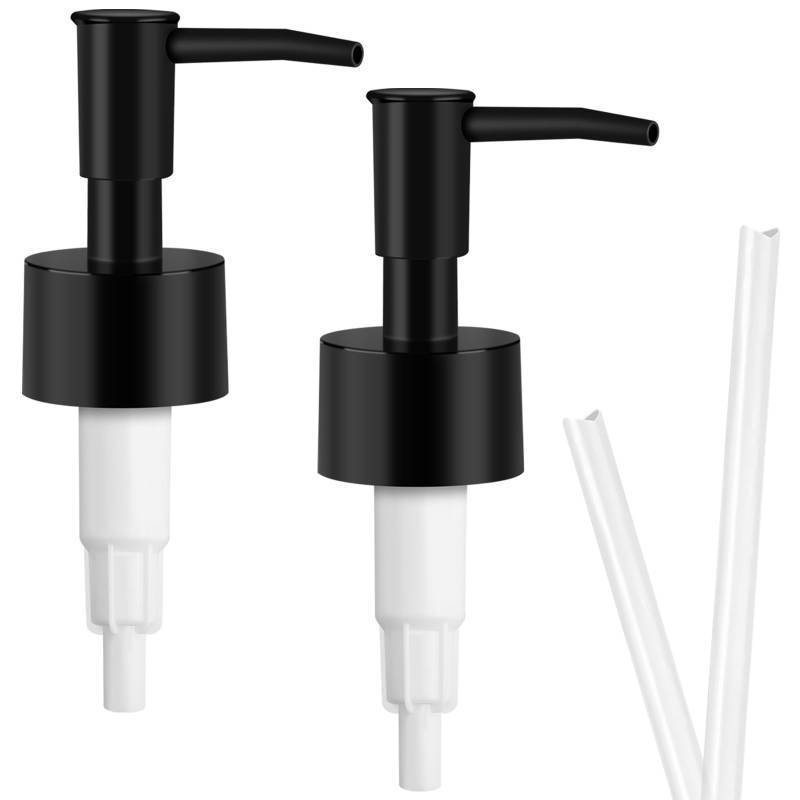 lot 45029 image: Yonghan 2 Pack Soap Pump Replacement for Regular Mouth, Reusable Replacement Pump for Soap Dispenser, Kitchen Bathroom