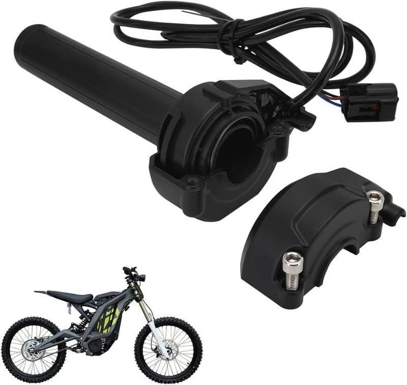 lot 48208 image: (UNUSED) JFG RACING Dirt Bike Electric Throttle Sur Ron Twist Throttle Tube Nylon for SurRon SX Electric Dirt Bike, Small, Black