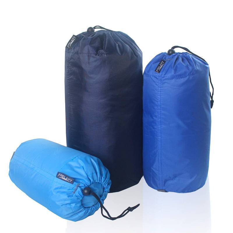 lot 56303 image: (UNUSED) Frelaxy Stuff Sack Set 3-Pack (3L&5L&9L), Ultralight Ditty Bags with Dust Flap for Traveling Hiking Backpacking ��