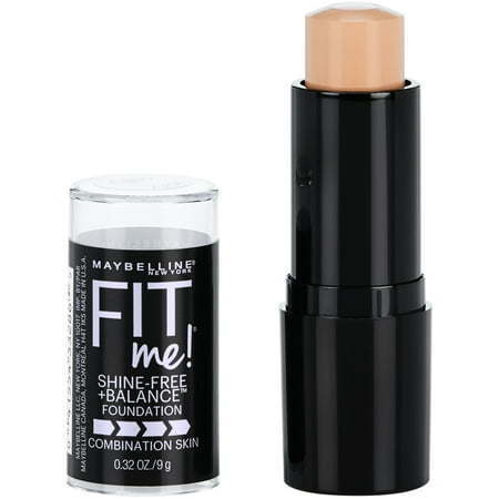lot 60055 image: FACTORY SEALED - Maybelline Fit Me Matte  Poreless Shine-Free Stick Foundation Makeup  115 Ivory  0.32 oz