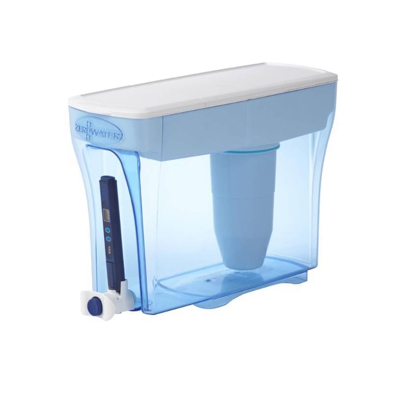 lot 60836 image: FACTORY SEALED - ZeroWater 23-Cup Dispenser Ready-Pour 5-Stage Water Filter with 0 TDS Water Filter �� IAPMO Certified to Reduce Lead, Chromium, and PFOAPFOS