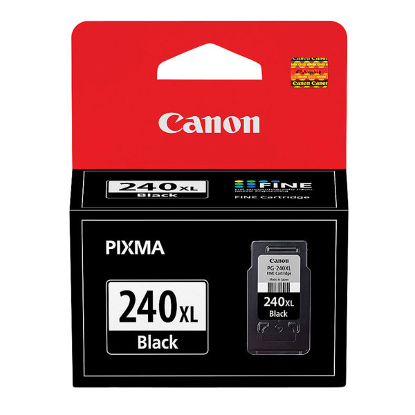lot 62992 image: FACTORY SEALED - Canon - 240XL High-Yield Ink Cartridge - Black