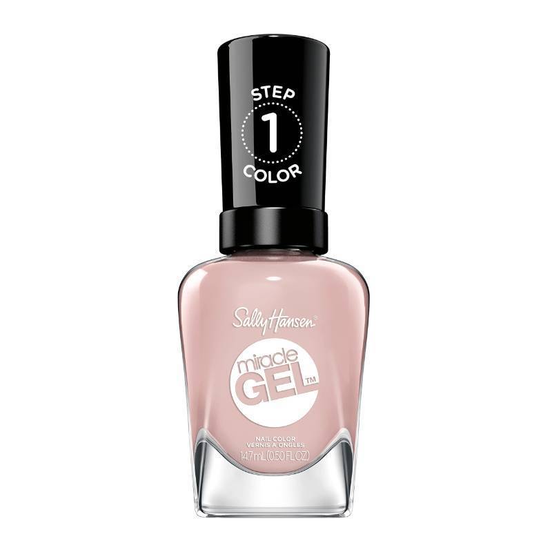 lot 63057 image: FACTORY SEALED - Sally Hansen Miracle Gel Salon Quality Nail Polish  Gel-Like Formula, Two-Step System, No UV Light Needed, Long Lasting  Opaque, Glossy  237 Sweet-er Weather  Nude Pink Nail Color