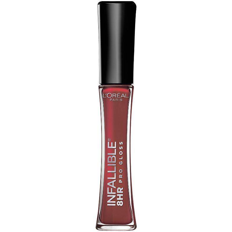 lot 63062 image: FACTORY SEALED - 2 Pack LOreal Paris Infallible 8 Hour Lip Gloss  340-Cherry Flash x 2 Hydrating Liquid Lip Gloss  0.21 fl oz
