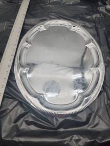 lot 55527 image: Etched Silver Serving Tray