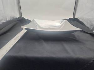 lot 55545 image: Large Square Silver Serving Bowl